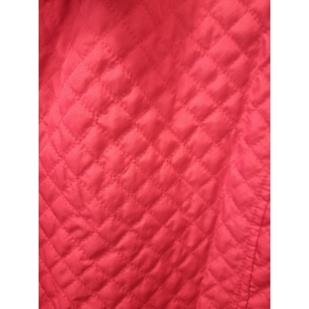 Kim Rogers Red Quilted Zip Up Vest Womens Size 3X Fall Winter Preppy - Picture 6 of 7